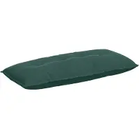 vidaXL Rugkussen Donkergroen 120 x 50 cm Corduroy stof