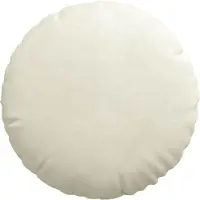 vidaXL Zitkussens 2 pcs Crème Ø 40 x 13 cm Fluweel