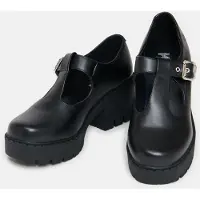 KOI - Rockabilly Hoge hak - Kazuki Switch Mary Janes - EU36 tot EU41 - voor Vrouwen - zwart | Maat 41