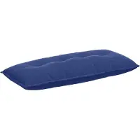 vidaXL Rugkussen Politieblauw 120 x 50 cm Corduroy stof