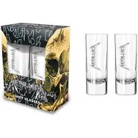Metallica Shotglazenset - Logo - voor Geen - transparant | Maat Standard