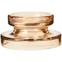 Broste Copenhagen Petra Kaarshouder L Bruin - Kandelaars Glas Brown - 14496154