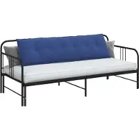 vidaXL Rugkussen Politieblauw 180 x 50 cm Corduroy stof