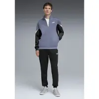Puma Trainingspak lichtgrijs / zwart / wit