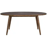 Haslev Symphony 08 Salontafel Ø120 Cm Donker Geolied - Salontafels Eiken Smoked Oak - SYML08-EGRO-KSEGRO50