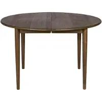 Haslev 897 Eettafel Verlengbaar Ø105 Cm Gerookt - Eettafels & bartafels Eiken Smoked Oak - 800-897-EGRO-74
