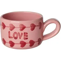 Rice Cappuccinokopje 20 Cl Love - Koffiekopjes Keramiek - CECUP-HPCALOVE