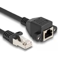 HQ Products RJ50 kabel - RJ50 male naar RJ50 female met moeren