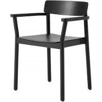&tradition Betty TK10 Armstoel Black Lacquered Ash