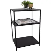 Loft42 Metal Nachtkastje Zwart - Industrieel - 63x42x35