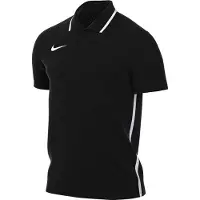 Nike Dri-FIT Park 26 Polo 1/4 Knoop Zwart Wit