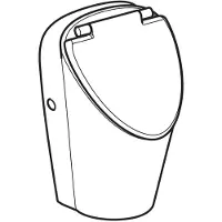 Geberit GeberitRenovageberit renova s urinoir met deksel, a.i. met o.u.of a.u.Wit 503.110.00.1