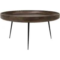 MATER Bowl x-large tafel mango sirka grey, zwart onderstel