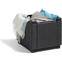 Allibert Cube hocker met opbergruimte (42x42 cm)