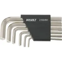 Hazet sets van schroevendraaiers voor hoekschroeven, model 2100/6H