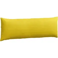 vidaXL Zitkussens 2 pcs Geel 120 x 40 cm Corduroy stof