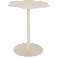 Atmosphera Fiora Bijzettafel - Ø43xH51cm - Ivoor