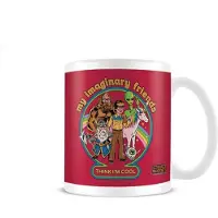 Steven Rhodes - Fun Kop - My Imaginary Friends - voor Geen - wit - Maat Standard