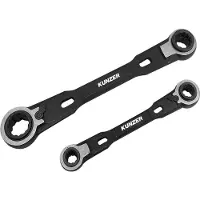 Kunzer 7RRS02 Ringsleutel met ratelset 4-voudig Sleutelbreedte (metrisch) 8 - 19 mm