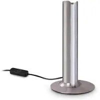 Ideal Lux Tafellamp Dorica, dimbaar, brons / oud-messing, Woon-/ Eetkamer, Aluminium, Modern, Tafellamp