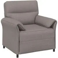 vidaXL Bank 100% polyester metalen frame MDF, Multiplex