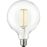 Design By Us LED lamp Globe, E27, Ø 12,5 cm, 3,5 W, 2.700 K, dimbaar E27 W LED,, Glas, E27 LED-lamp