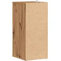 vidaXL Schoenenkasten 2 st 32x35x70 cm bewerkt hout artisanaal eiken