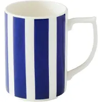 Spode Steccato Mok 34 Cl Bold Stripe - Koffiekopjes Aardewerk Blue - ITSB4882