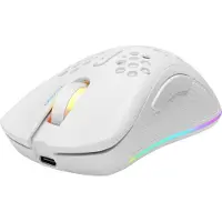 Deltaco WM80 Draadloze Gaming Muis - Lichtgewicht - RGB - 6400 DPI - Wit
