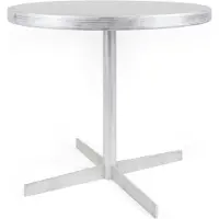 Frama Tasca Tafel Ø87,5 Cm - Eettafels & bartafels Onbehandeld Aluminium - 6417