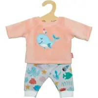 Heless poppenpyjama walvis Bobby - Nachtkleding 28-35 cm.