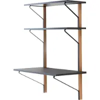Artek Kaari Reb 013 Wandconsole Met Bureau Zwart - Bureaus Linoleum Black - 28503501