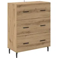 vidaXL Dressoir Artisan Eiken 69,5 x 34 x 90 cm