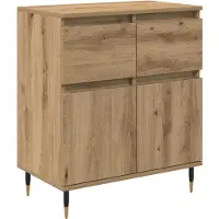 vidaXL Dressoir Artisan Eiken 60 x 35 x 70 cm