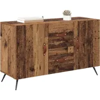 vidaXL Dressoir Oud Hout 100 x 36 x 60 cm Bewerkt hout