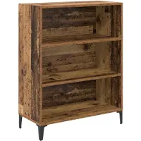 vidaXL Dressoir Oudhout 69,5 x 32,5 x 90 cm Bewerkt hout