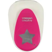 Vaessen creative Pons - Figuurpons - Ster - 3,4 x 3,6 cm