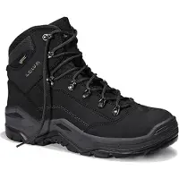 Lowa Veiligheidsschoenen Renegade Work GTX, zwart, mid-model, maat 47, kleur: zwart/zwart, S3 CI/HI/HRO/SRC