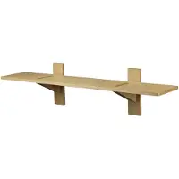 FDB Møbler B100 Sorø Schap 24x100 Cm - Wandplanken Eiken Oak - B1000110512