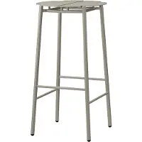 AYTM Novo Bar Stool Ø38xh75cm - Barkrukken en krukken Staal Taupe - 507200044016