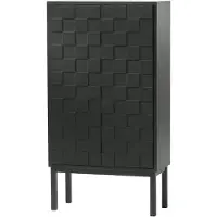 A2 Collect 2016 Kast Zwart / Zwart Gebeitst - Bijzettafels & buffetten Eiken Black Oak - 1036CB