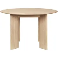 Ferm Living Bevel eettafel Ø117 cm Witgeoliede eik
