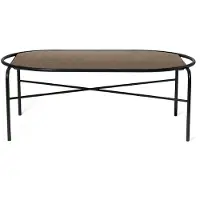 Warm Nordic Secant ovale salontafel graniet Antique brown