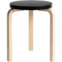 Artek Stool 60 Birch | Black