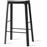 Please wait to be seated Crofton Barkruk 78 Cm Zwart - Barkrukken Pijnboom Black - 1000912