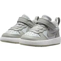Nike Court Borough Low sneakers - lichtgrijs/wit Jongens/Meisjes Imitatieleer - maat 26