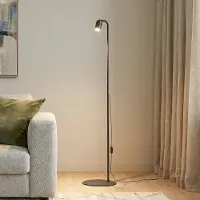 TK Lighting Vloerlamp Nex, zwart, Woon-/ Eetkamer, metaal, vloerlamp