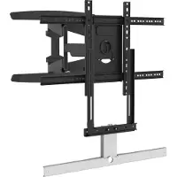 Cavus Draaibare muurbeugel met Sonos ARC(Ultra) frame [wit]
