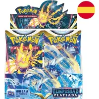 Pokemon Trading Card Game Sword & Shield Silver Tempest Booster Box. Verzamelkarten, Spaans, Meerkleurig. Meerkleurig, One Size
