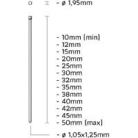 Union Brad Type J 30Mm Cnk Verz Hars - 1000 stuks